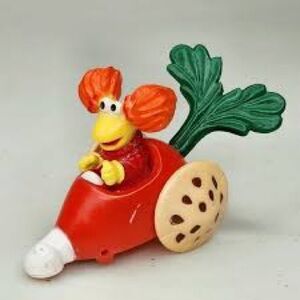 1987 Fraggle Rock McDonald's Happy Meal Toy Red Fraggle Jim Henson